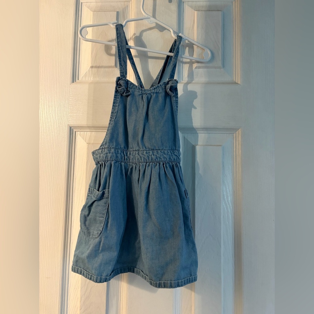 Girls Blue Denim  Dress
